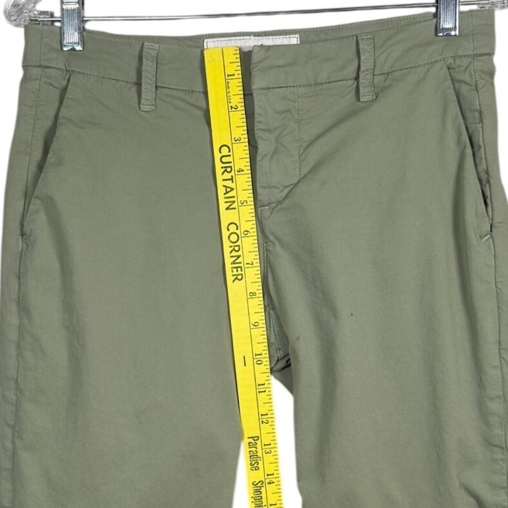 FRANK & EILEEN Wicklow Chino Cropped Trousers, Rosemary Distressed Hem, Size 2 - Picture 5 of 10